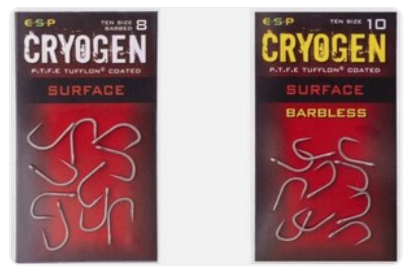 ESP Cryogen Surface Fishing Hooks - Barbed & Barbless
