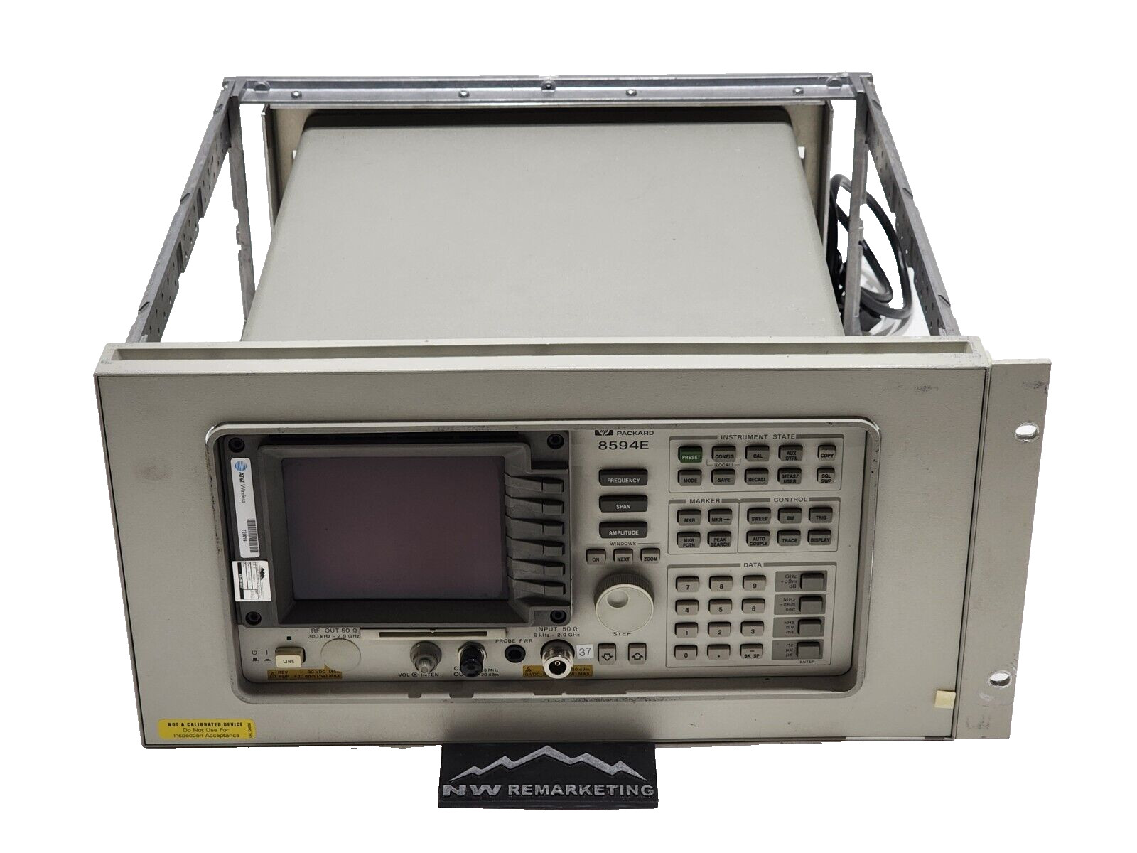HP 8594E Spectrum Analyzer Frequency Range: 9 kHz to 2.9 GHz. Amplitude Range
