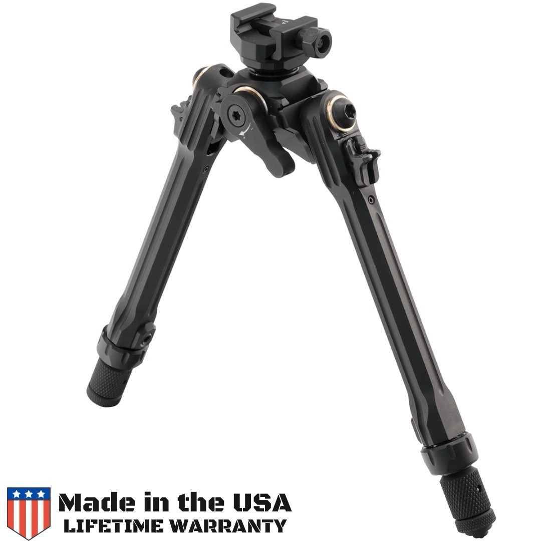 UTG PRO TBNR BIPOD, 8.5"-11" CENTER HEIGHT, PICATINNY - MADE IN THE USA