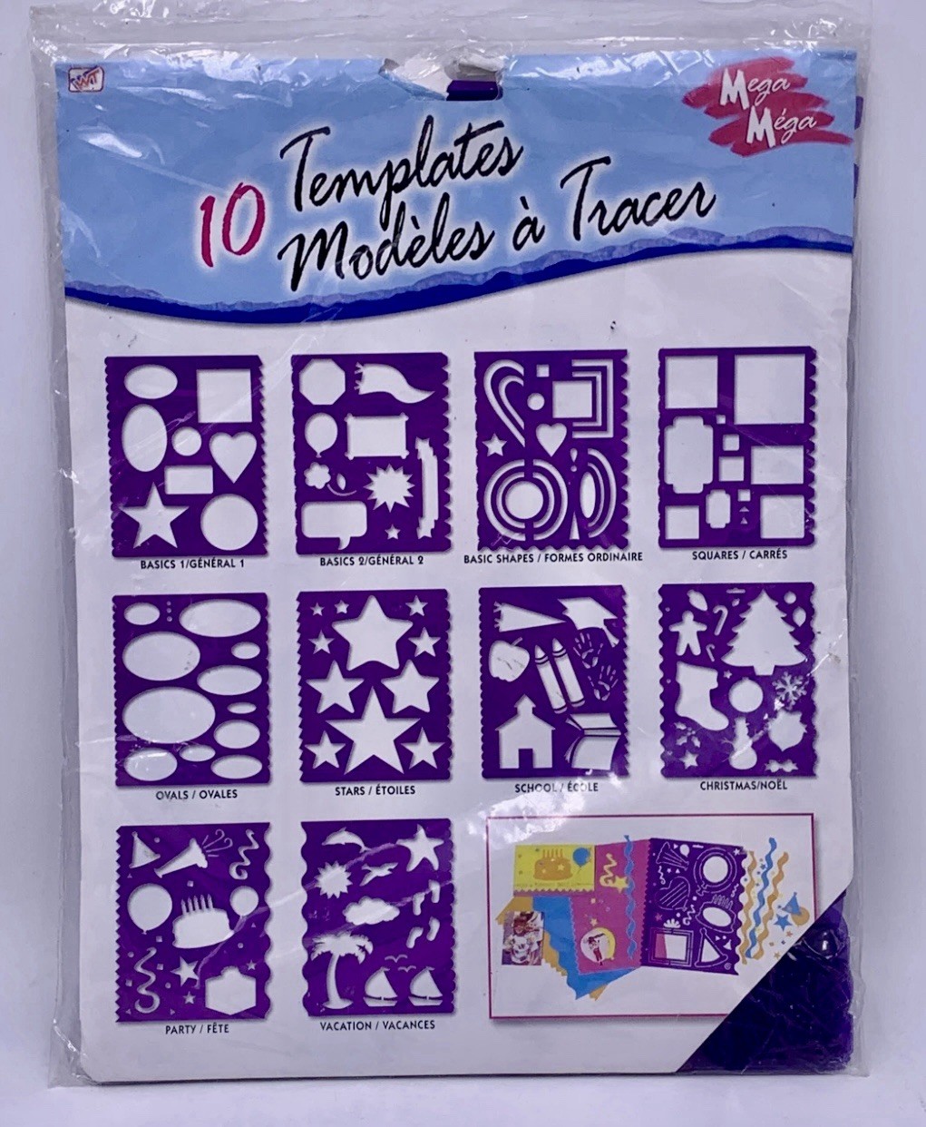 MEGA MEGA 10 Template Set By Westrim Crafts 2003 Crafters Must Have FUN Set EUC