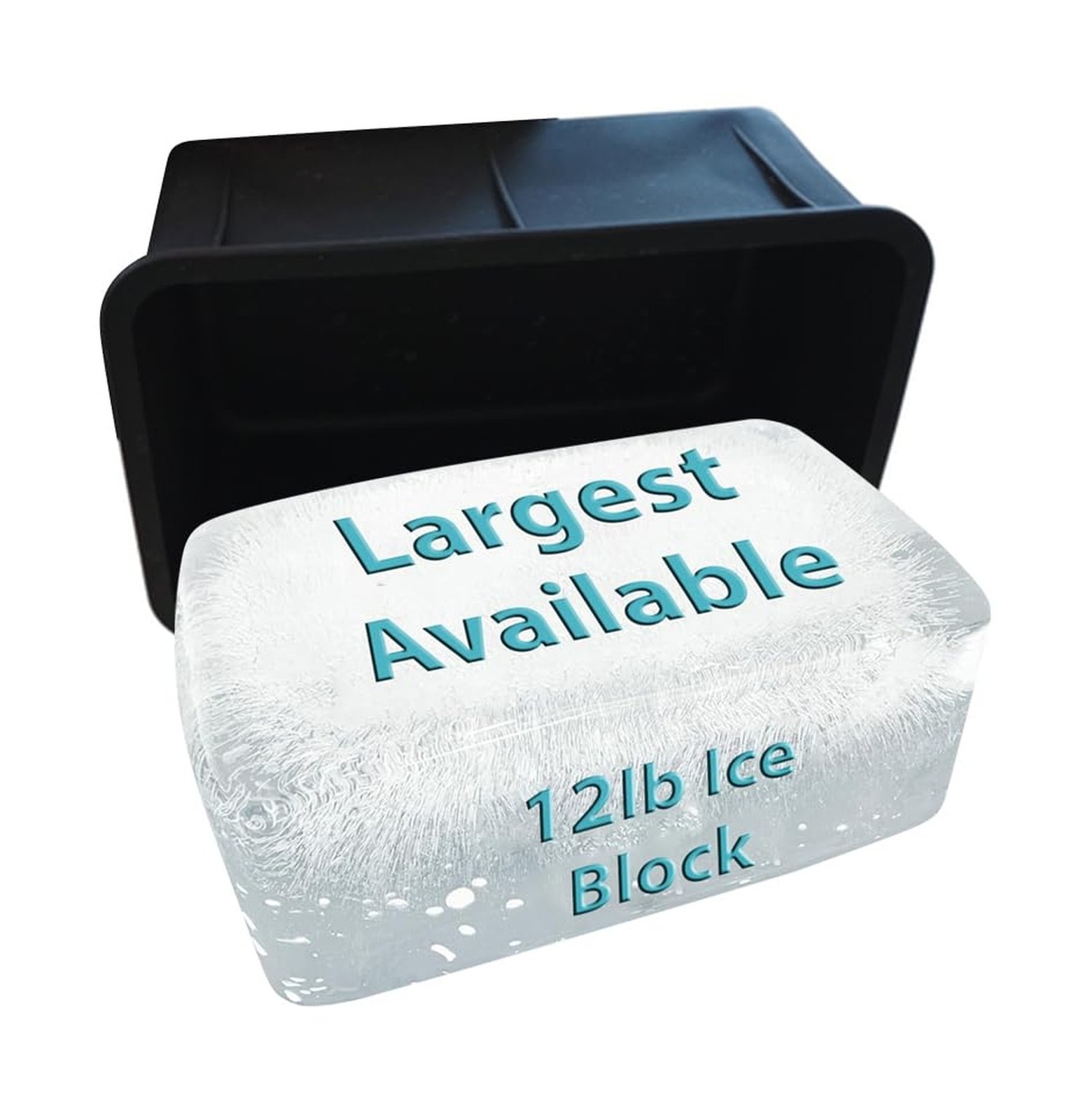 Ice Block Form Makes 12 Lb. Ice Cube 11" x 7" x 5" Largest Availabl... Fast Ship