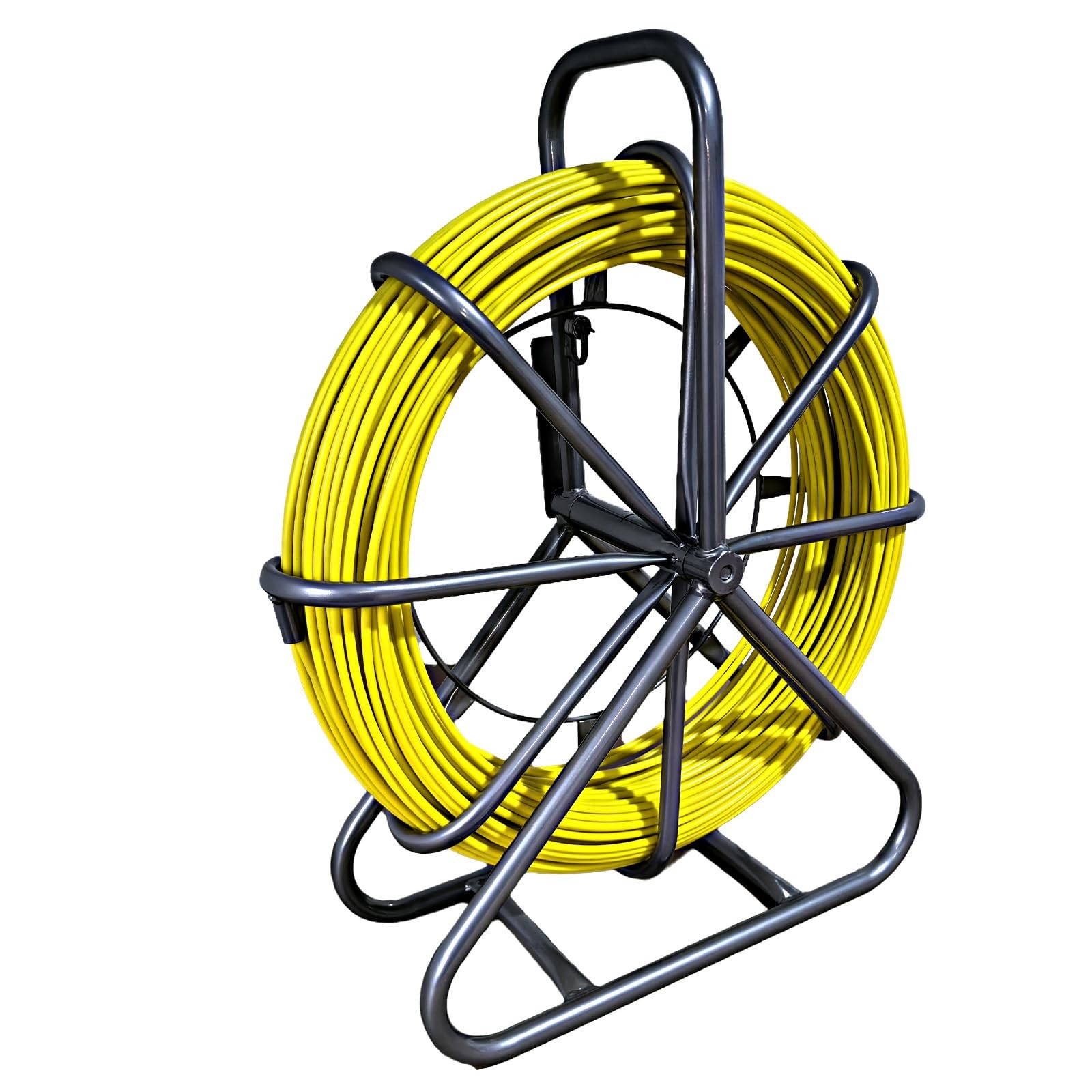 Fish Tape Puller Fiberglass 656ft 1/4 inch Wire Puller Cable Running Duct Rodder