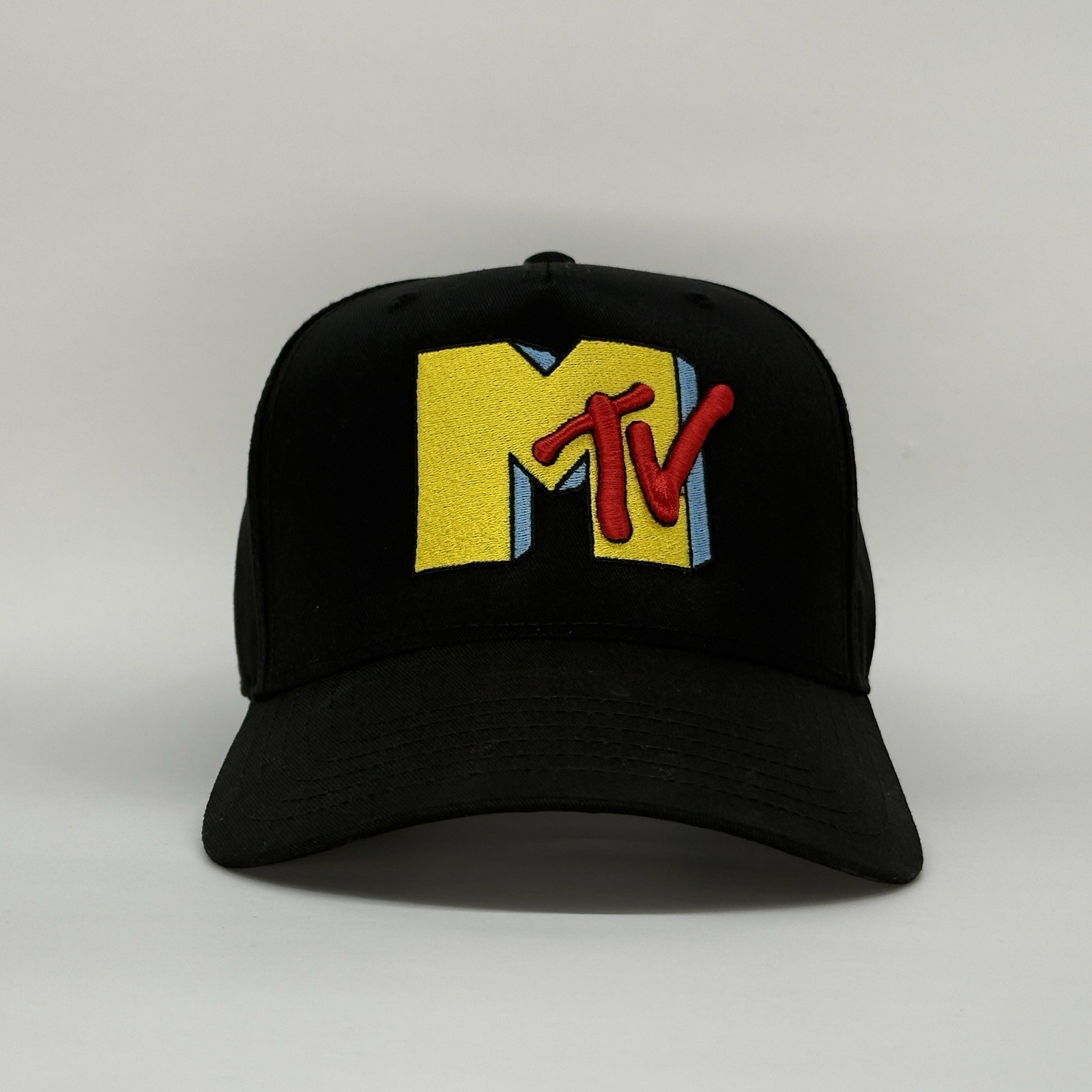 MTV Retro Yellow Logo Black Snapback