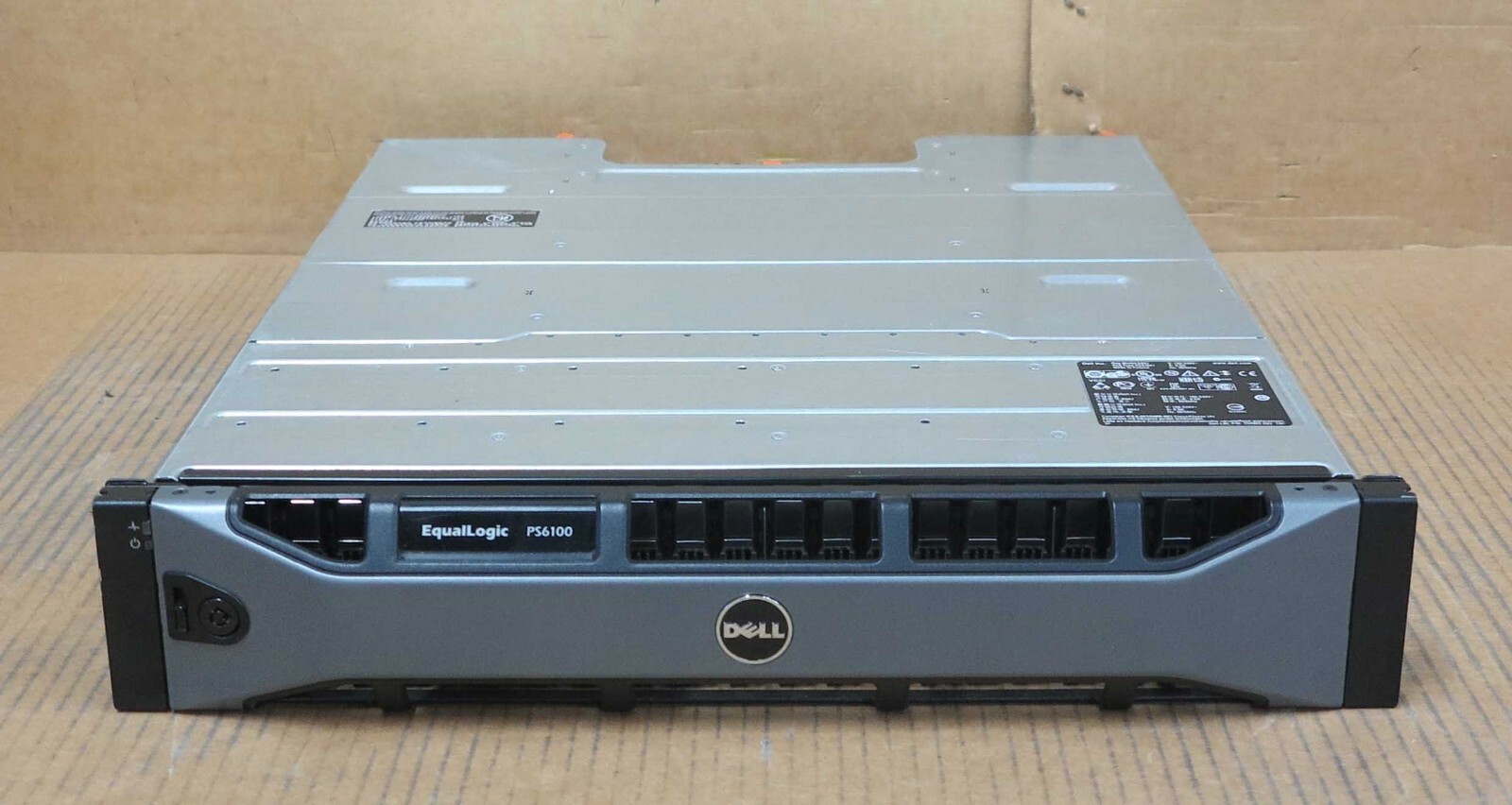 Dell EqualLogic PS6110X 10GbE iSCSI SAN Storage Array 2x Type 14 24x 600GB HDD