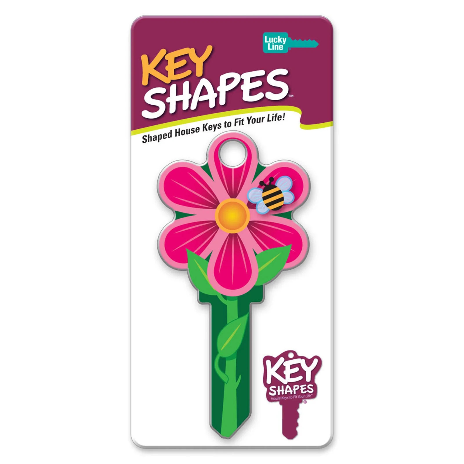 LUCKY LINE B106K FLOWER KWIKSET KW1 KEYWAY HOUSE KEY SHAPES