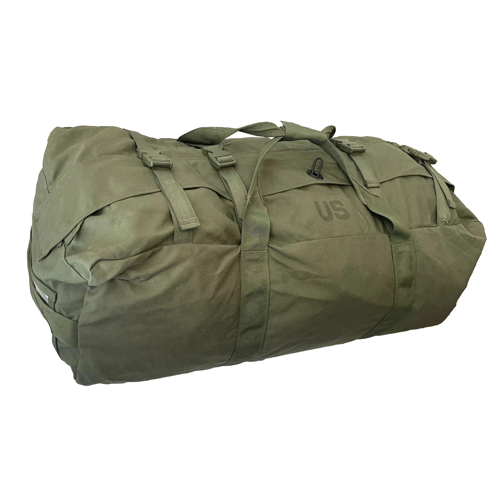 LOT of 2 US Military IMPROVED ZIPPERED Duffle Bags USGI 8465-01-604-6541 Damaged