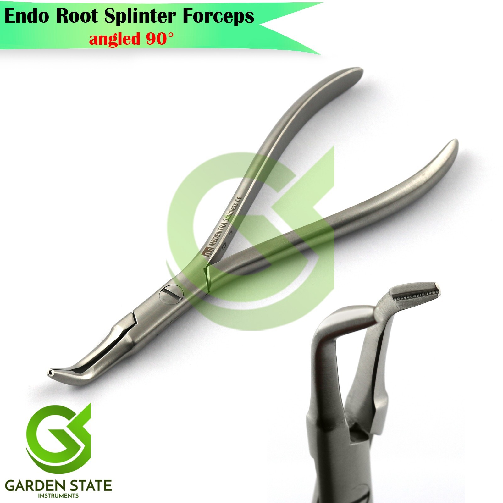 Dental Endo File Root Splinter Tooth Extraction Long Beak Forceps Implant