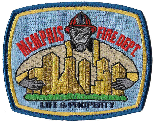 Memphis  Fire Department NEW -- Fire Patch