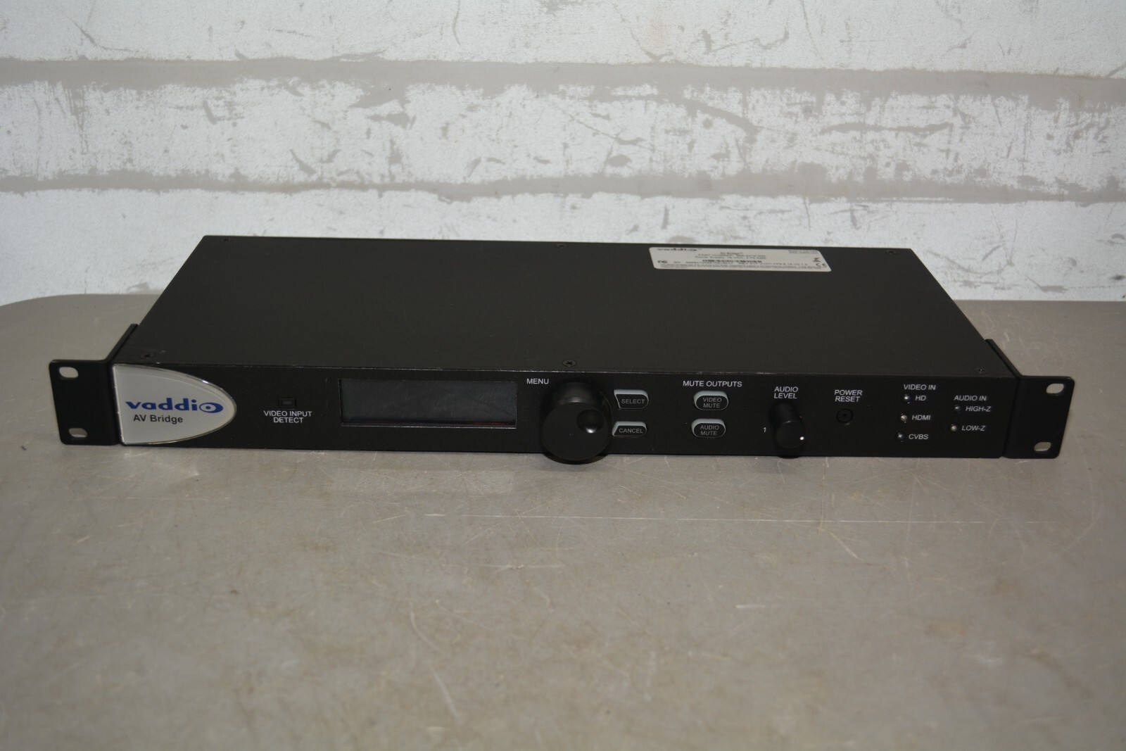 ^ Vaddio AV Bridge Streaming Appliance HD Audio/Video Encoder 998-8210-000
