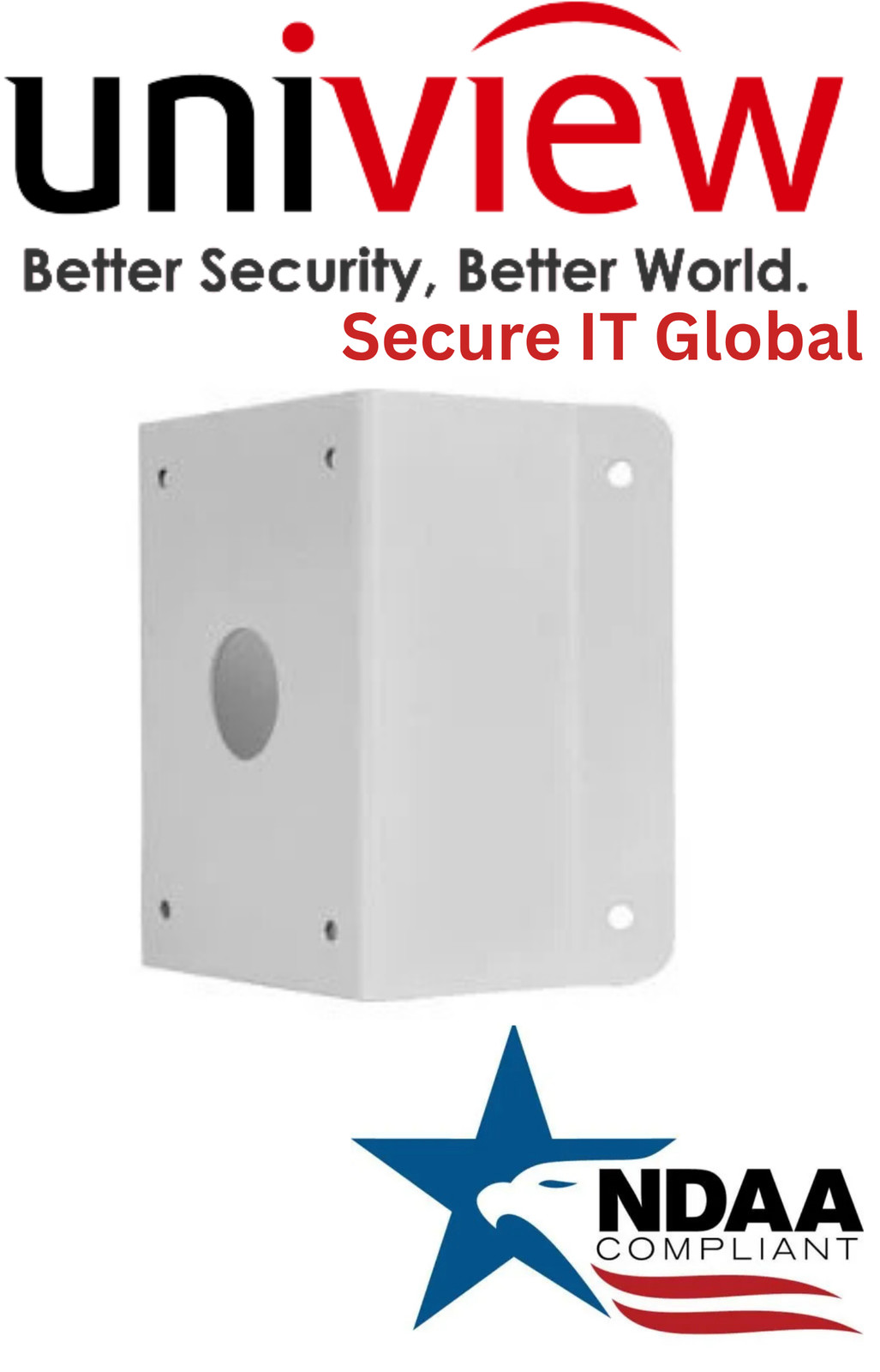 UNV PTZ Dome Cameras Corner Mount Uniview Surveillance Security Accessory
