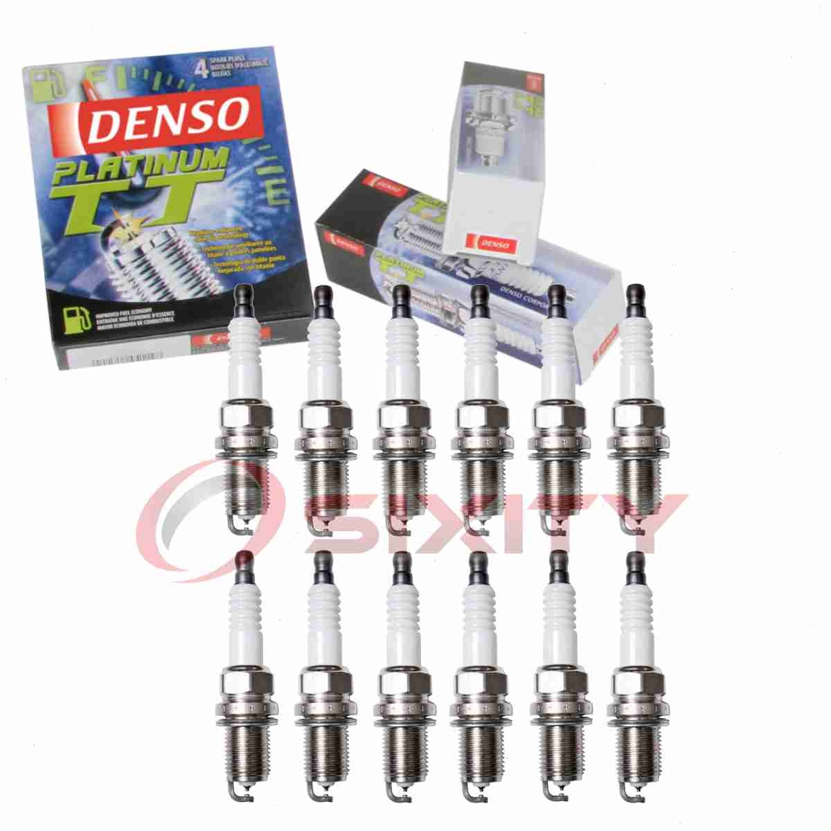 12 pc Denso Platinum TT Spark Plugs for 1995-1997 BMW 850Ci 5.4L V12 rk