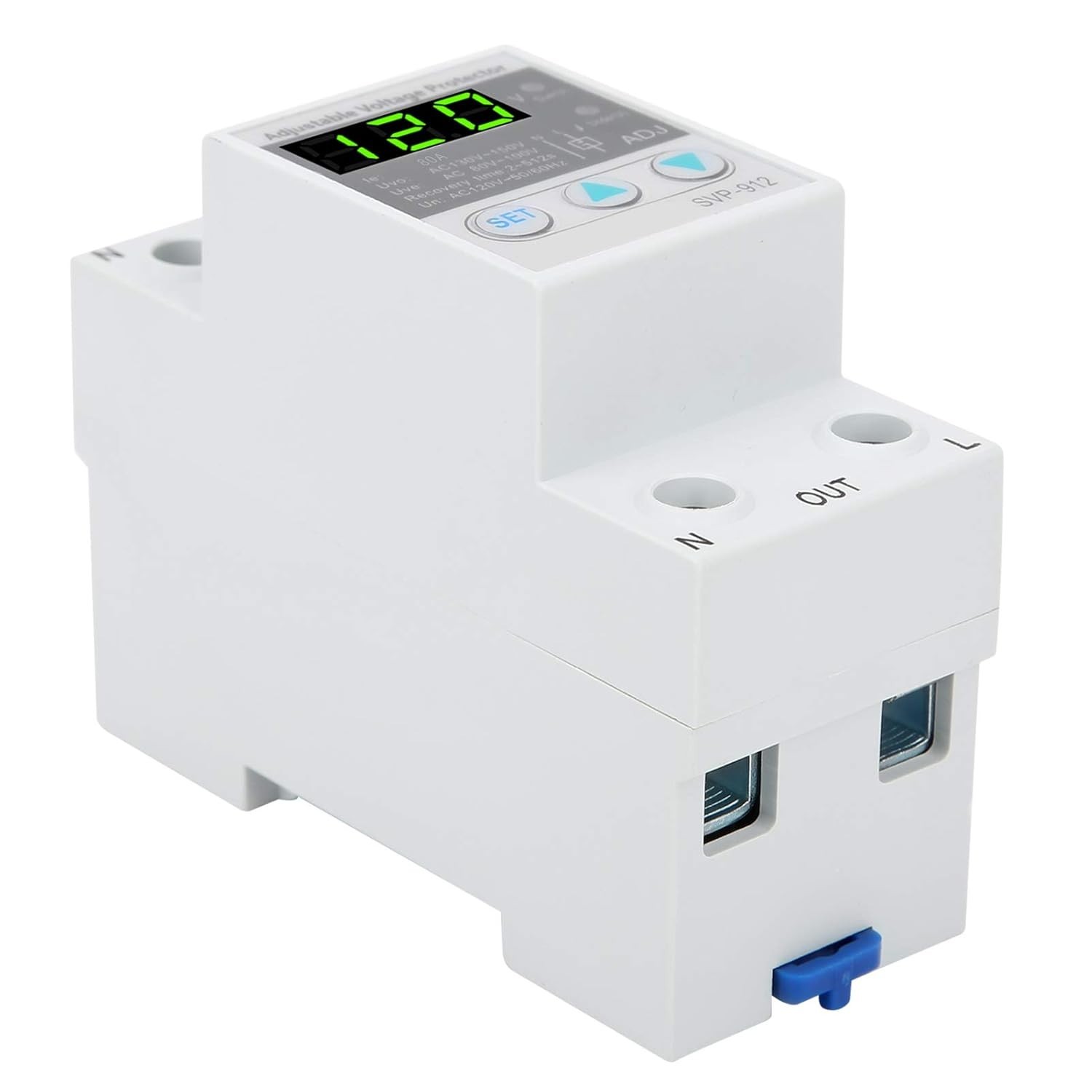 Automatic Reset Voltage Stabilizer - 120V AC Protector with Adjustable Settings