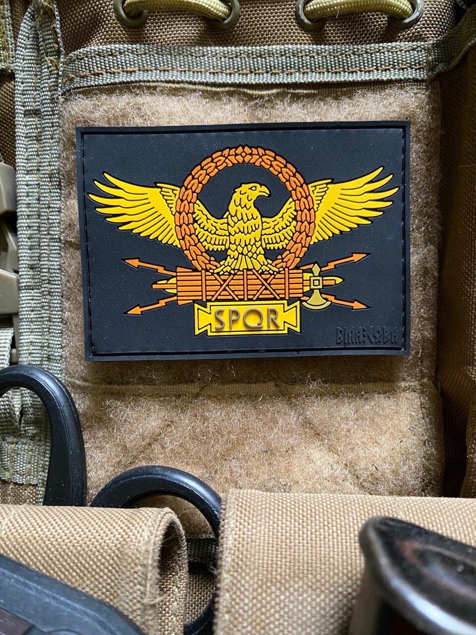 PVC tactical military patch “SPQR”