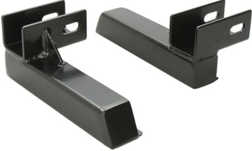 RealTruck Hardware Kit for 2" Riser Tonneau Adapter Kit, Black, No Drill |