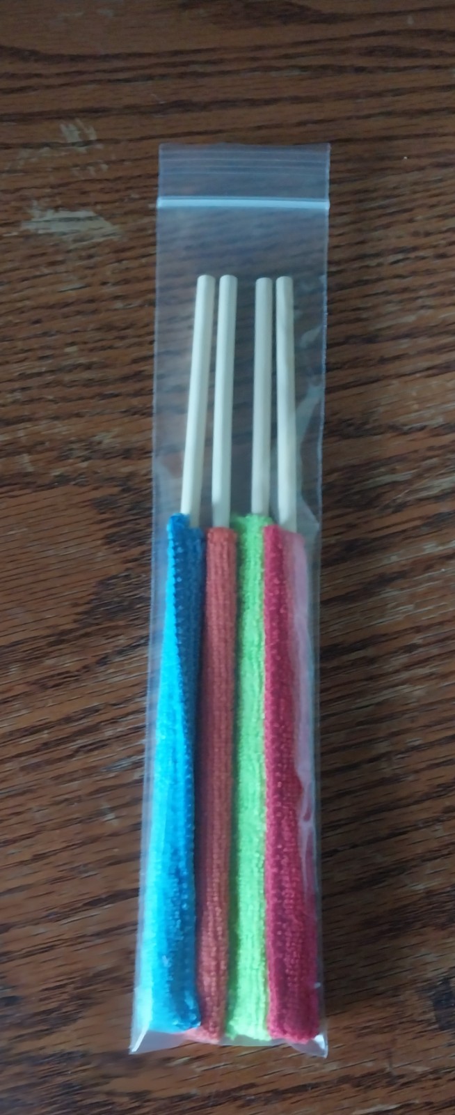 Reusable Microfiber Detail Cleaning Stick 4 pack