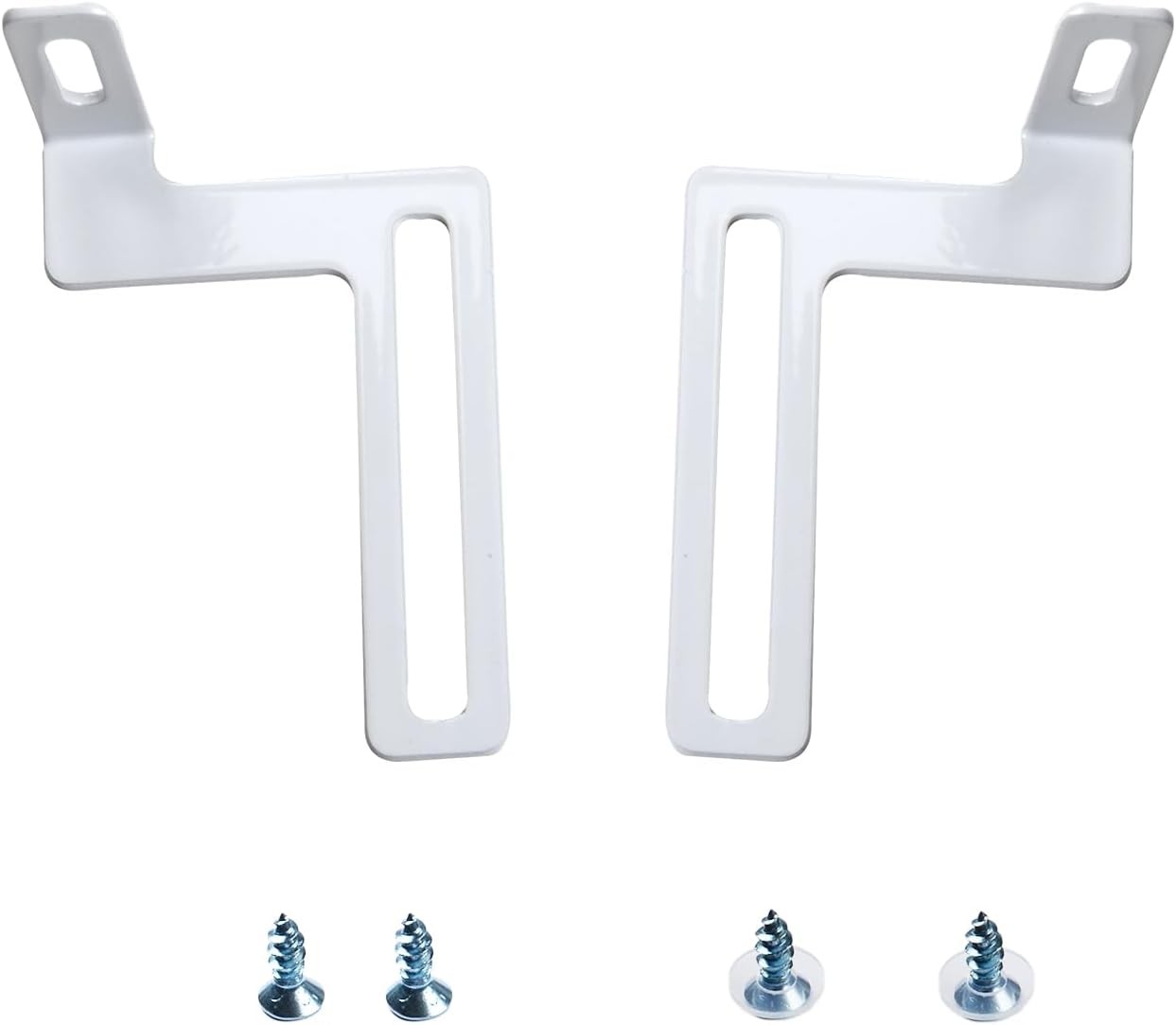2 Pack Open Window Bracket for Midea U Shaped Air Conditioner, White
