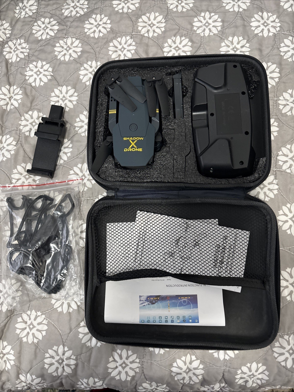Shadow x Drone Super Endurance Foldable Drone. Never Used