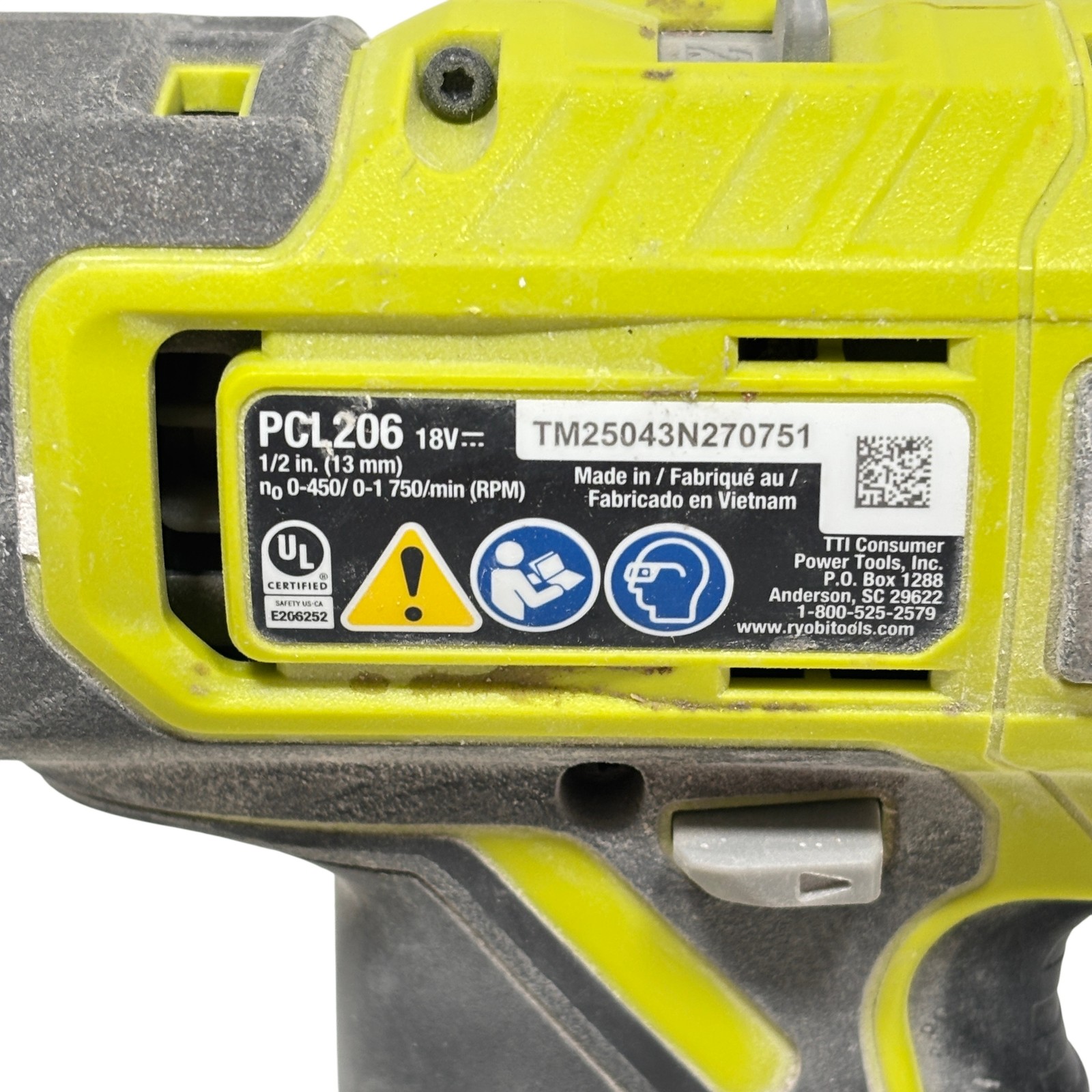 Ryobi PCL1200K2 ONE+ 18V Lithium Ion Cordless 2 Tool Combo Kit