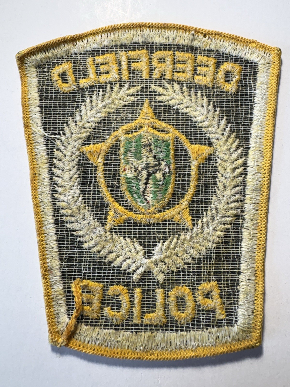 Deerfield Illinois Police Patch ~ Used