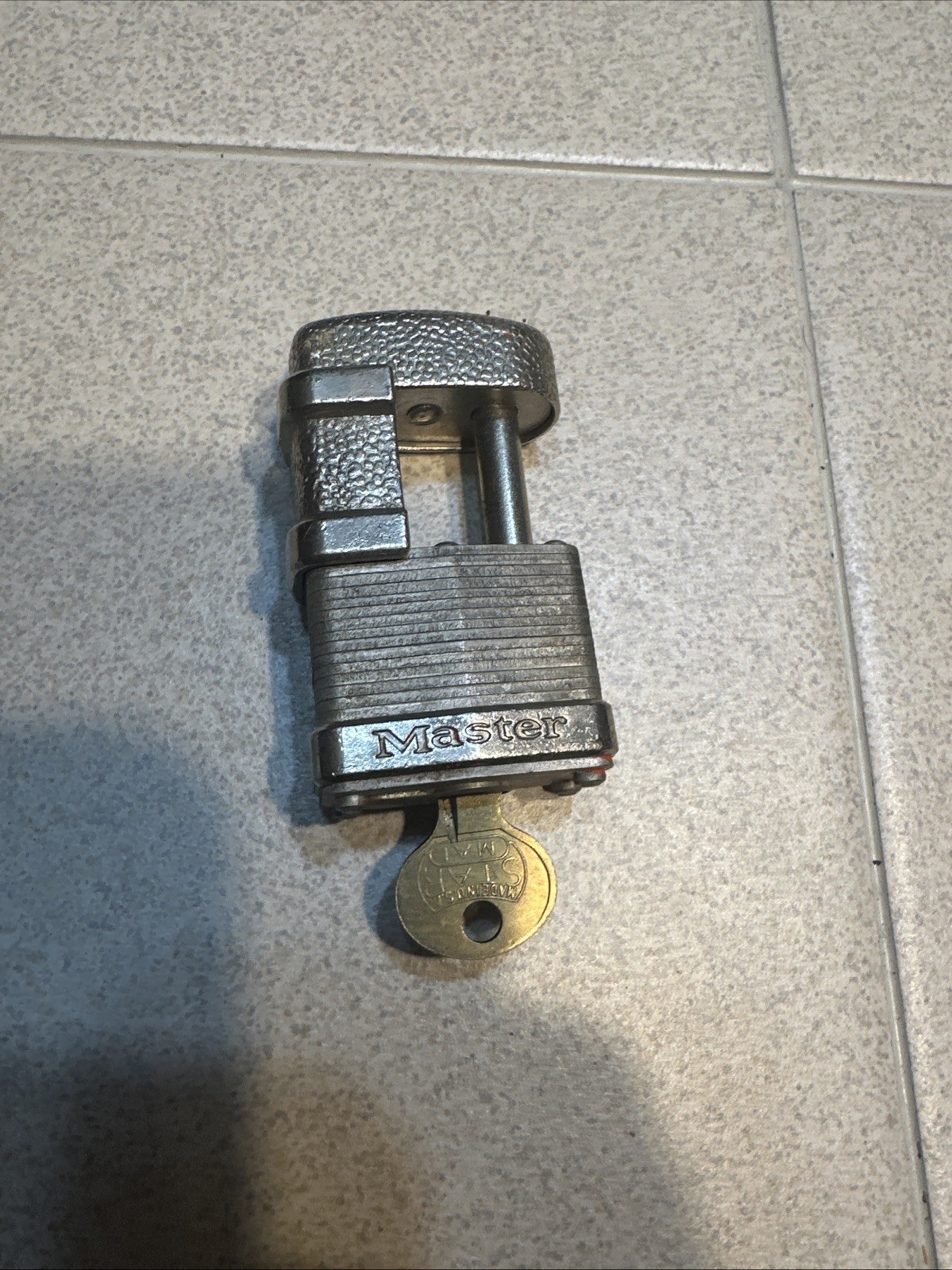 Master Lock 37 Maximum Security Padlock Trailer Lock Armored with Shackle Guard