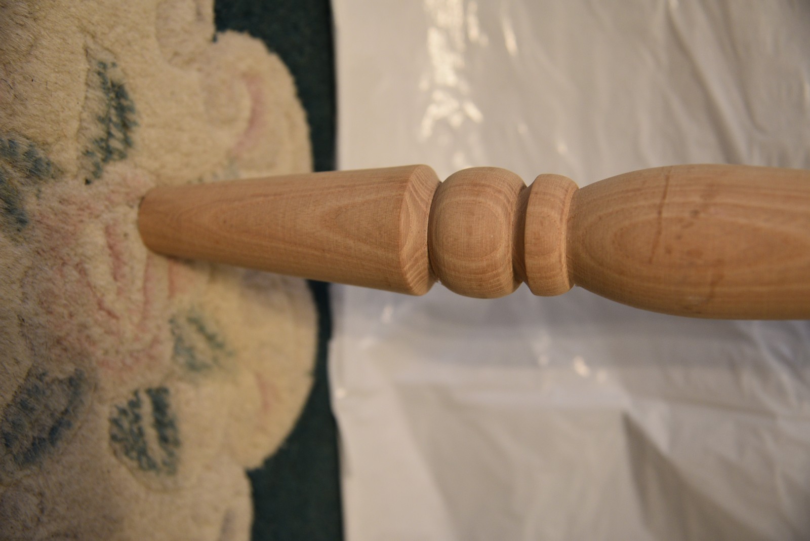 Set of Four Unfinished Solid Wood Table Legs – Ready for Your DIY Project