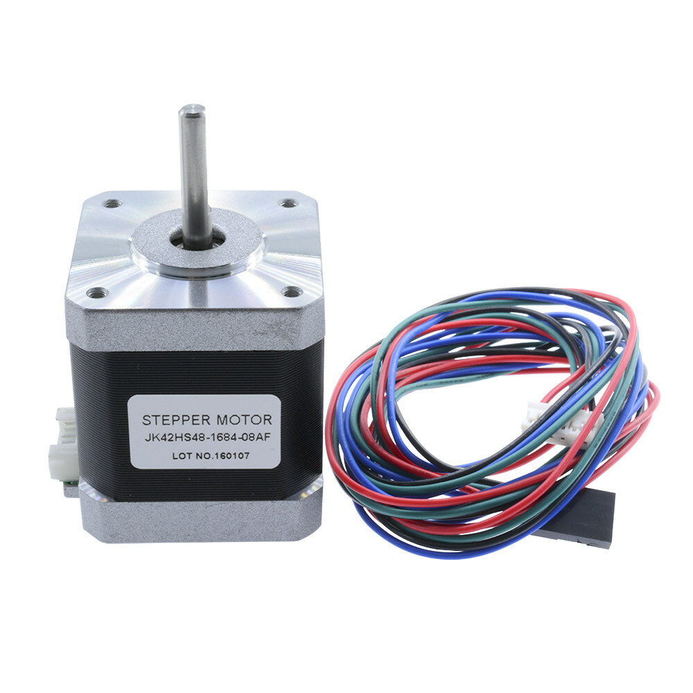 1.8 Degree 42mm 2A 12V NEMA17 2 Phase Hybird Stepper Motor JK42HS48-1684 4 Wire