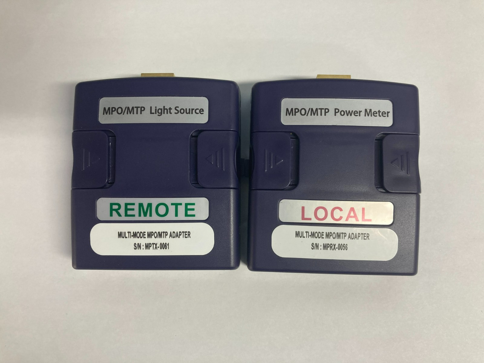 JDSU NGC-4500-MPOMMF MPO MTP MM Light Source & Power Meter Fiber Adapter Set