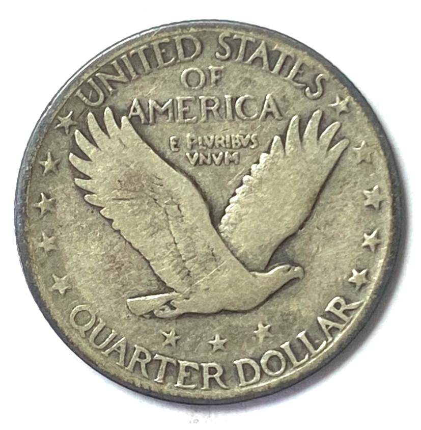 1920 D 25c Standing Liberty Silver Quarter Denver