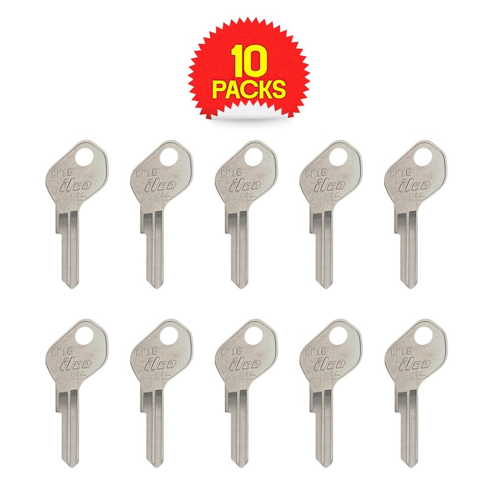 LF18 Key Blank Nickel
