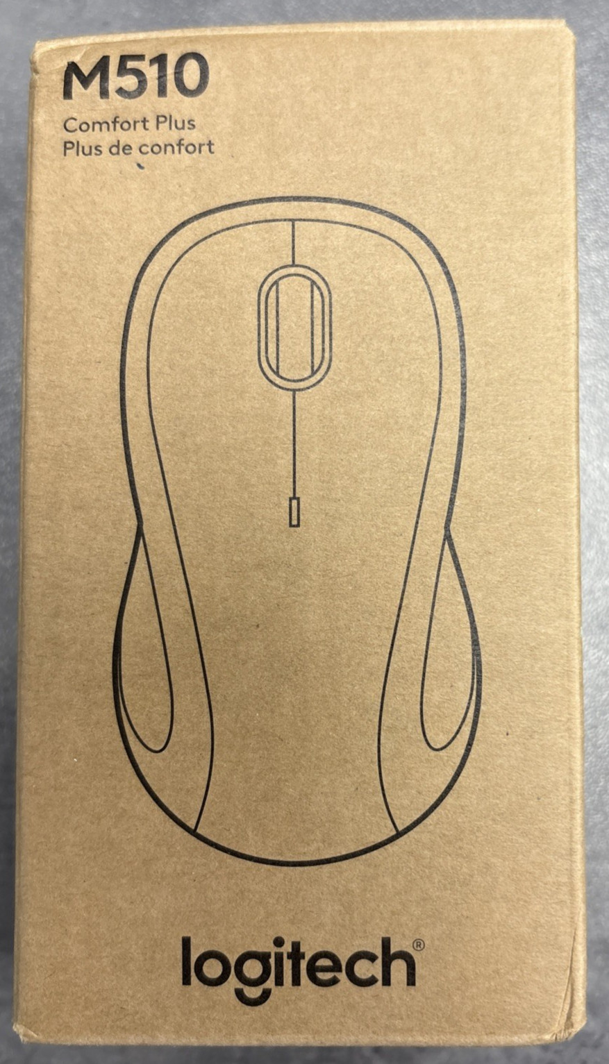 Logitech M510 Wireless Laser Mouse for PC/MAC with Unifying Receiver - Gray