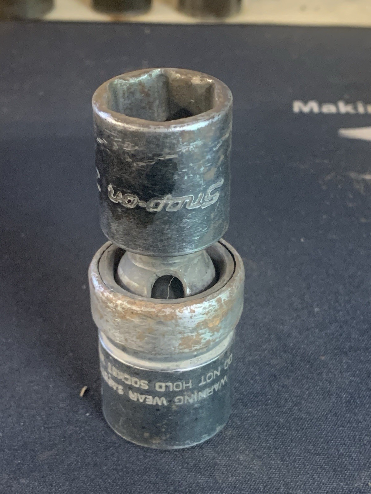 Snap-on IPL24 3/4" 1/2" Drive 6-Point Universal Joint Impact Swivel Socket USA