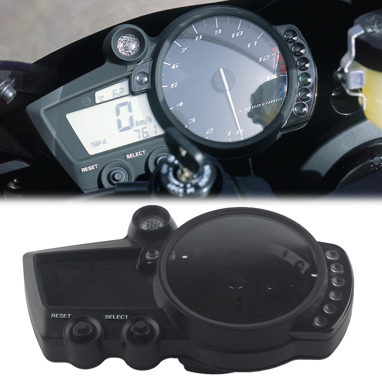 For Yamaha YZF R6 2003-05 YZF R1 2002-03 Speedometer Tachometer Gauge Case Cover