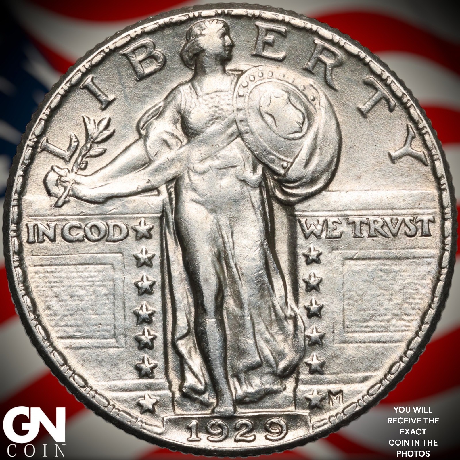 1929 P Standing Liberty Quarter A9761