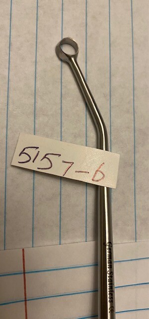 WM5157-6MM---Cone Ring Curette Bent Ring 6mm Length 8.75"