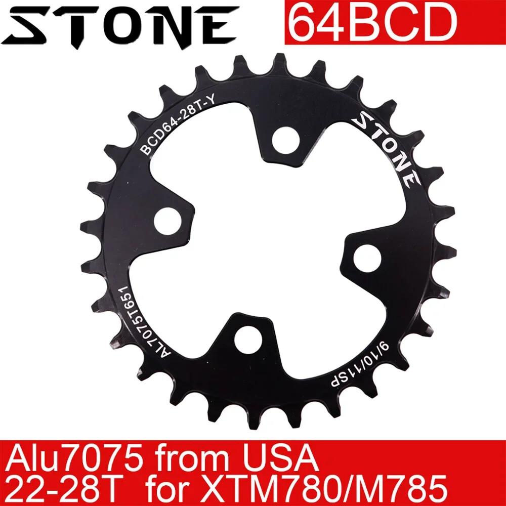 Stone Chainring 64BCD Round for BMX 22t 24t 26t 28T MTB Bike Small Replace