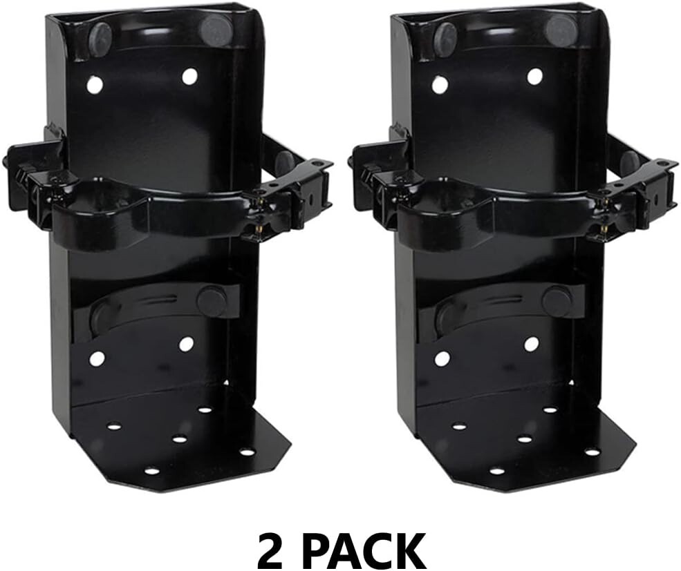 🔥🧯(PAIR) 20lb. AMEREX Fire Extinguisher Brackets - Black - Heavy Duty 810 - 7"
