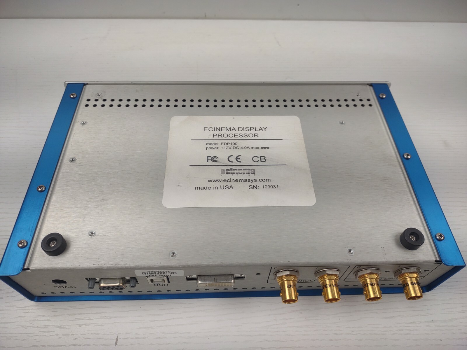 eCinema EDP100 Display Processor, SD or HD-SDI to DVI for Apple Cinema Display
