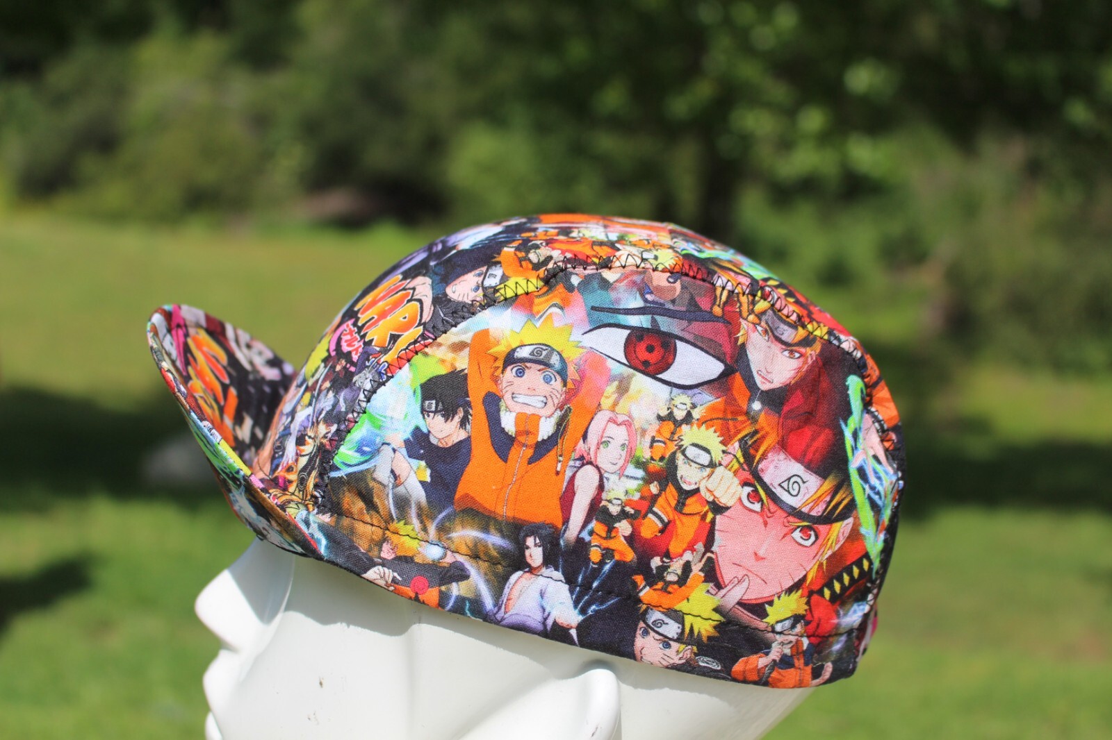 Cycling cap 100% JAPANESE ANIME handmade new