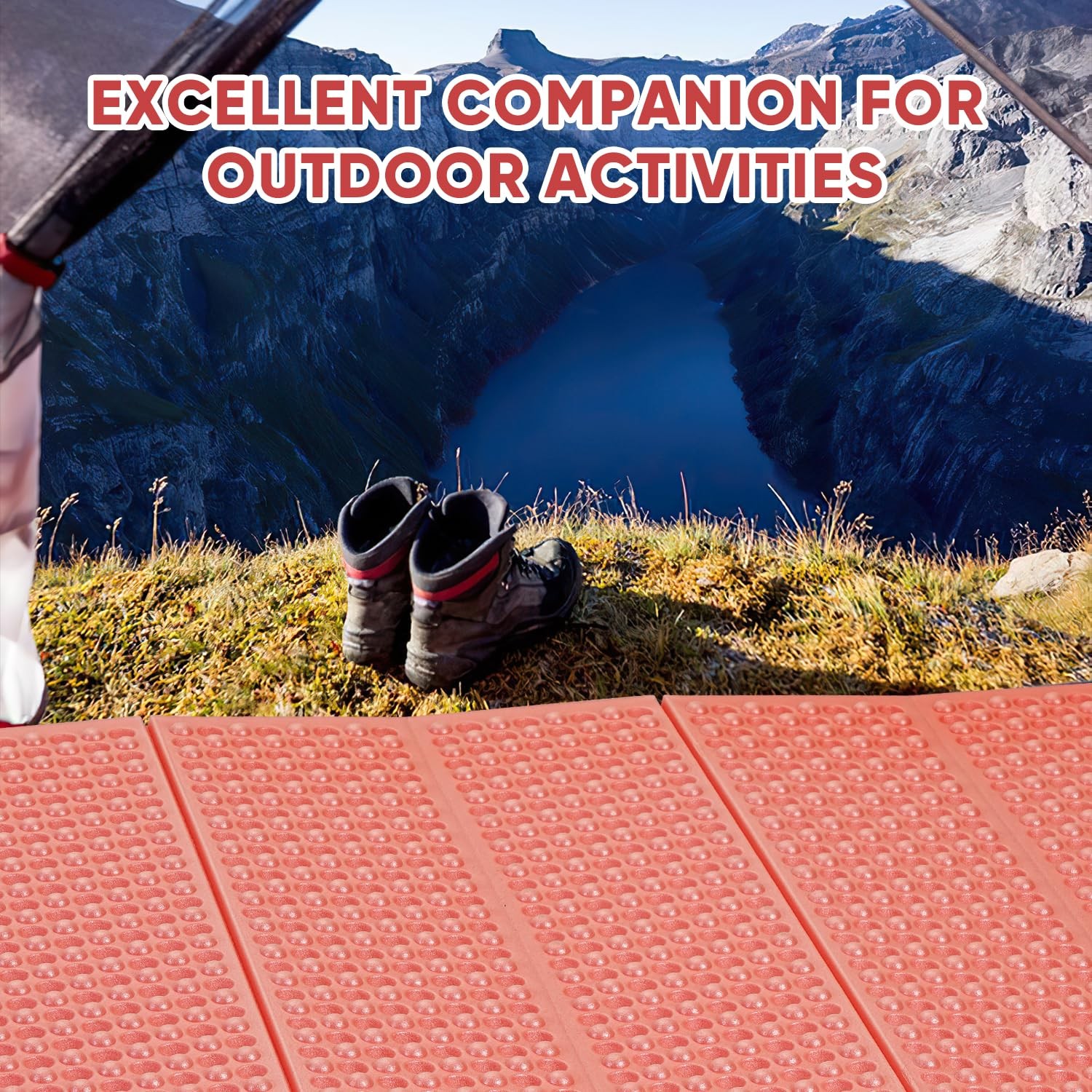 Ultralight Foam Sleeping Pad Waterproof Closed Cell Foldable Camp Mat