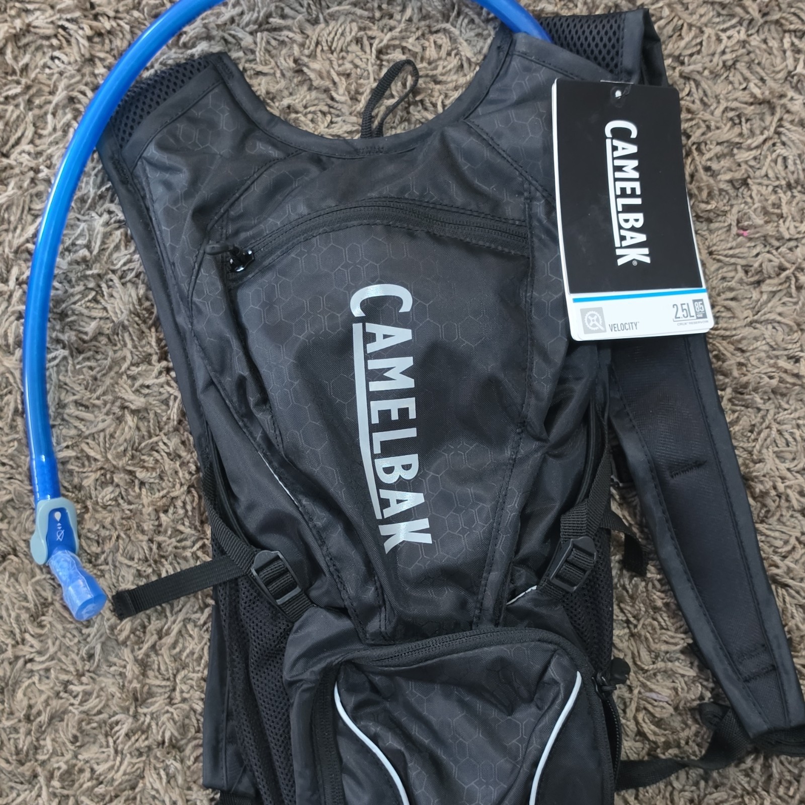 CamelBak Velocity Hydration Backpack 2.5L Black Lightweight Reflective