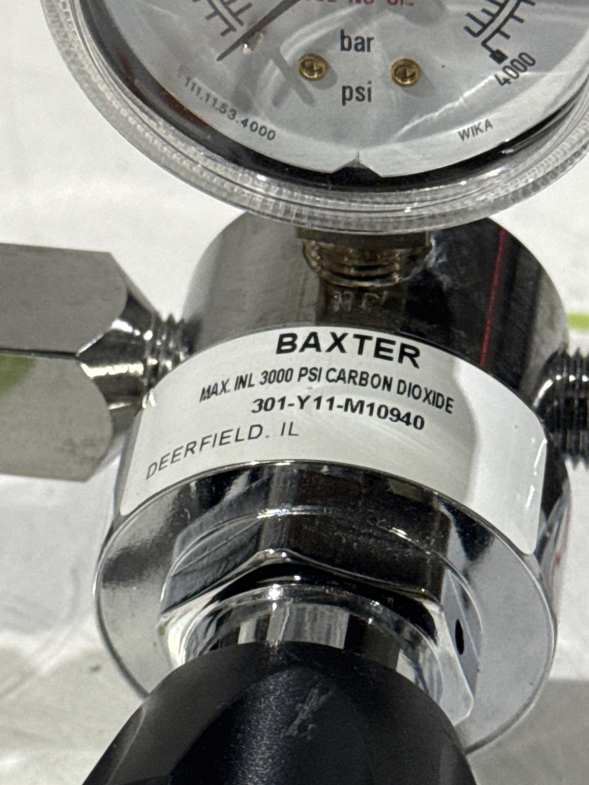Baxter Gas Regulator