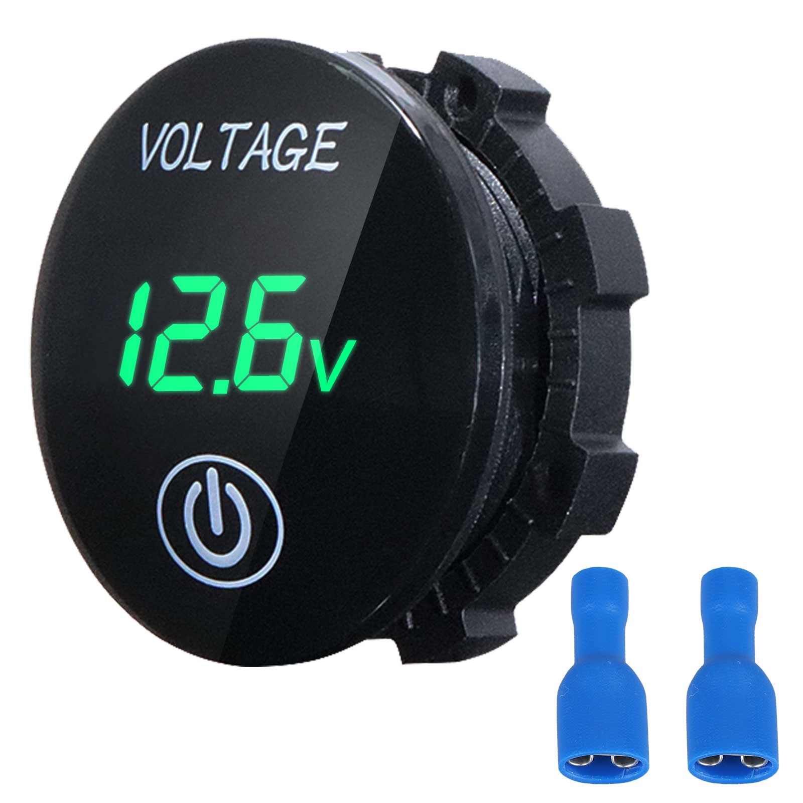 12V-24V Car Marine Motorcycle LED Digital Voltmeter Voltage Meter Battery Gauge