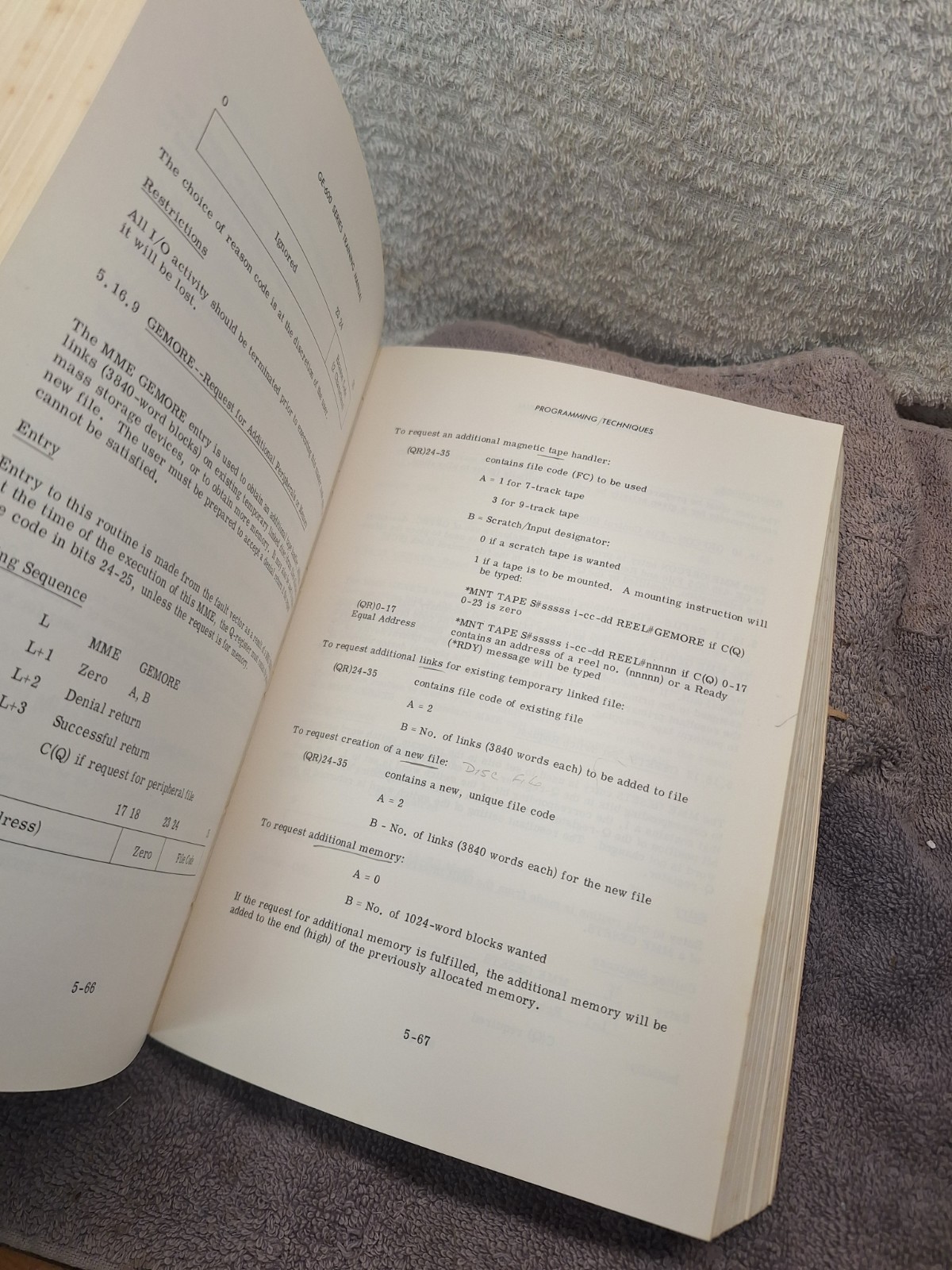 Vintage GE-600 Series GMAP Training Manual Program Language Book