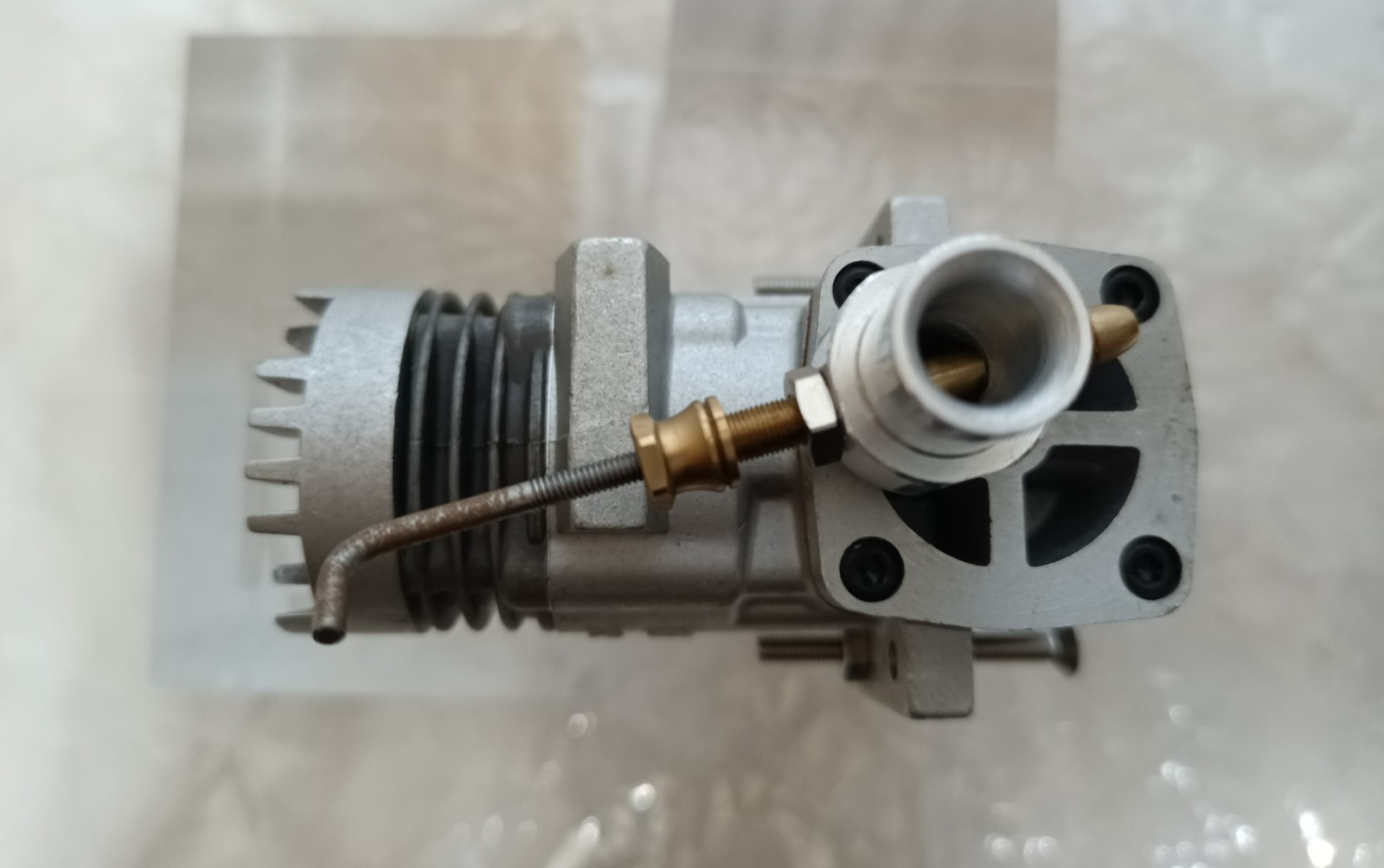HGK .21 Vintage Engine with Chrome Spinner For Control Line Speed