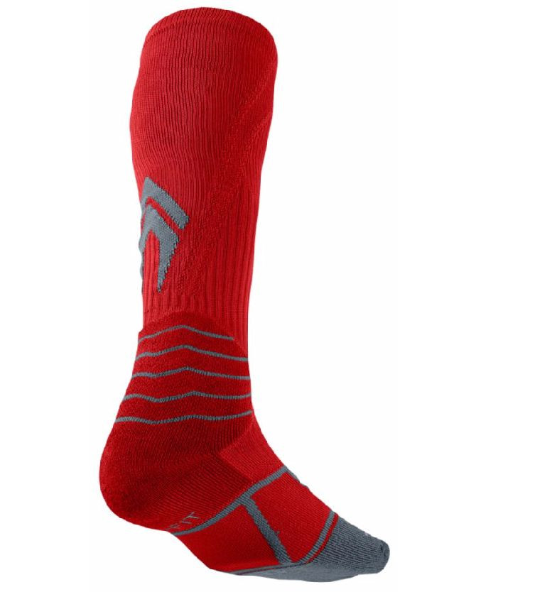 NIKE ELITE VAPOR OVER-THE-CALF BASEBALL SOCKS SX4844-650 RED S (3Y-5Y) $22