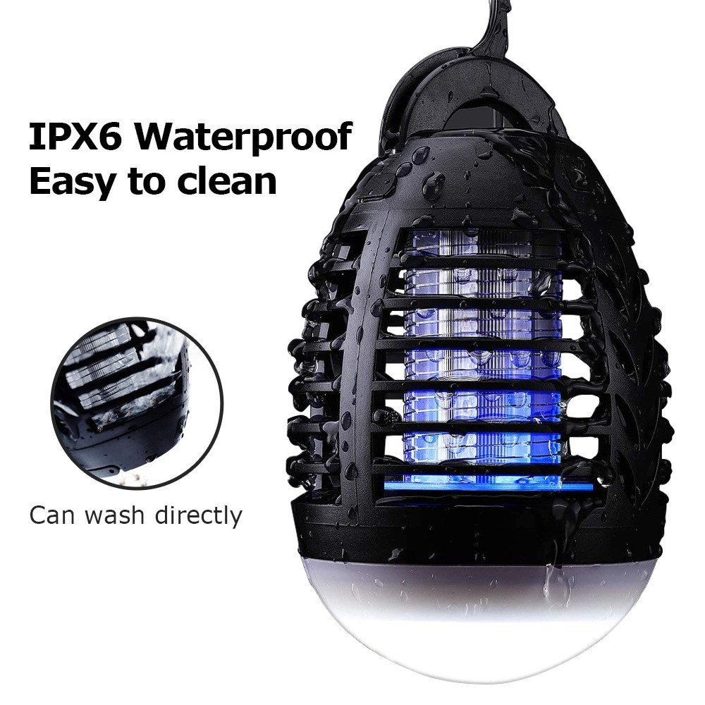 2PACK Electric Mosquito Insect Fly Bug Zapper Killer LED Light Trap Control Lamp
