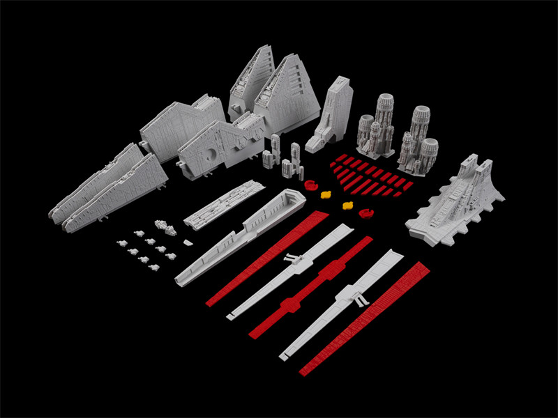Venator-class Star Destroyer Assemble Model Kit W/base 3D Printing 1/3200