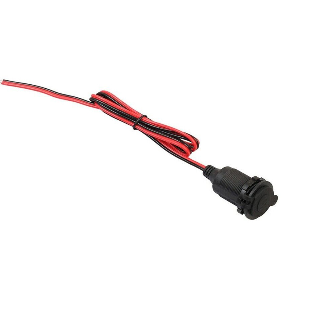2PCS Car 12v Cigarette lighter Charger Cable Female Socket Plug Connector
