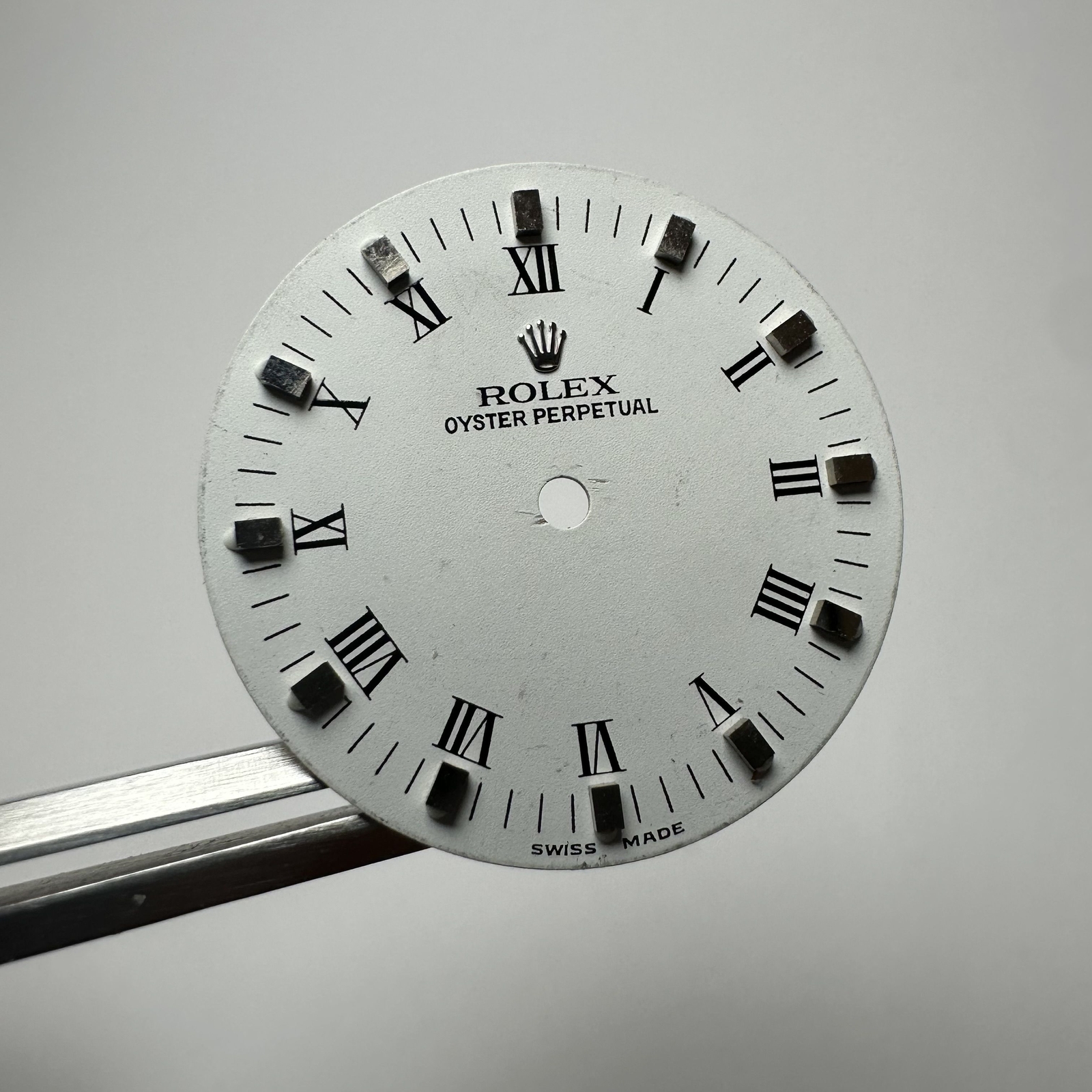 Rolex Oyster Perpetual Lady Roman Steel white used swiss made