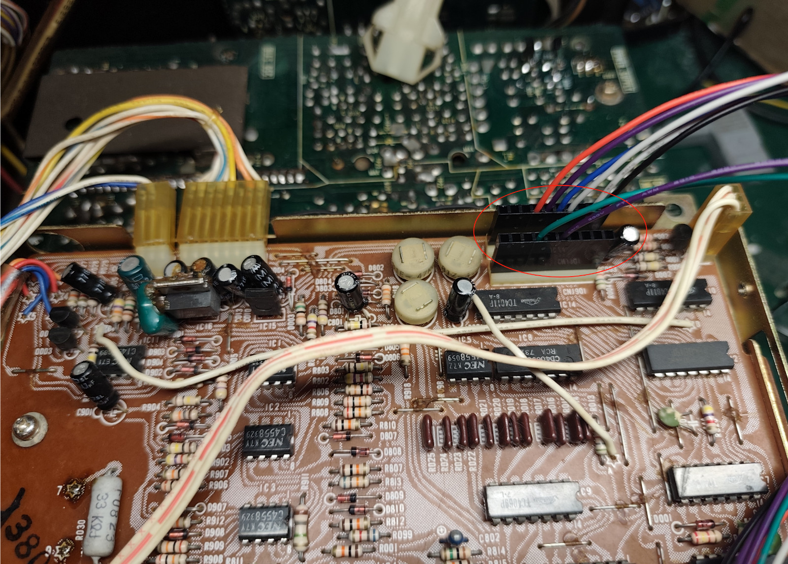 SONY TC-K8B DISPLAY